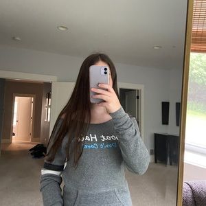 Off the shoulder sweatshirt
